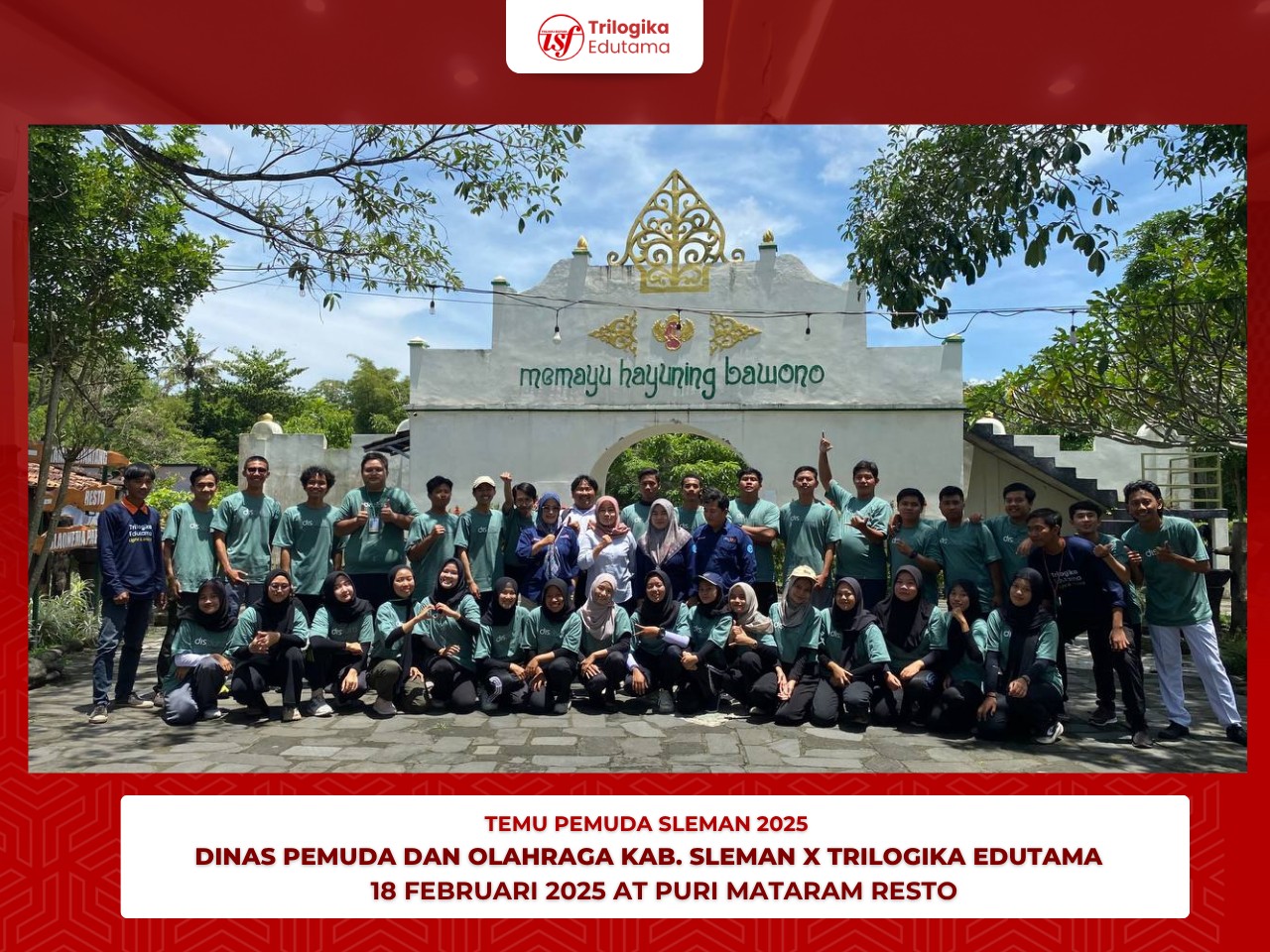 Temu Pemuda Sleman 2025: Wujudkan Pemuda Berdaya, Tumbuhkan Jiwa Karsa